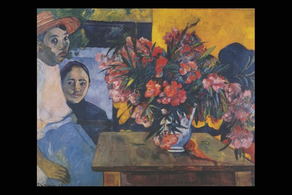 401078 Flowers , Paul Gauguin A4 Photo Print