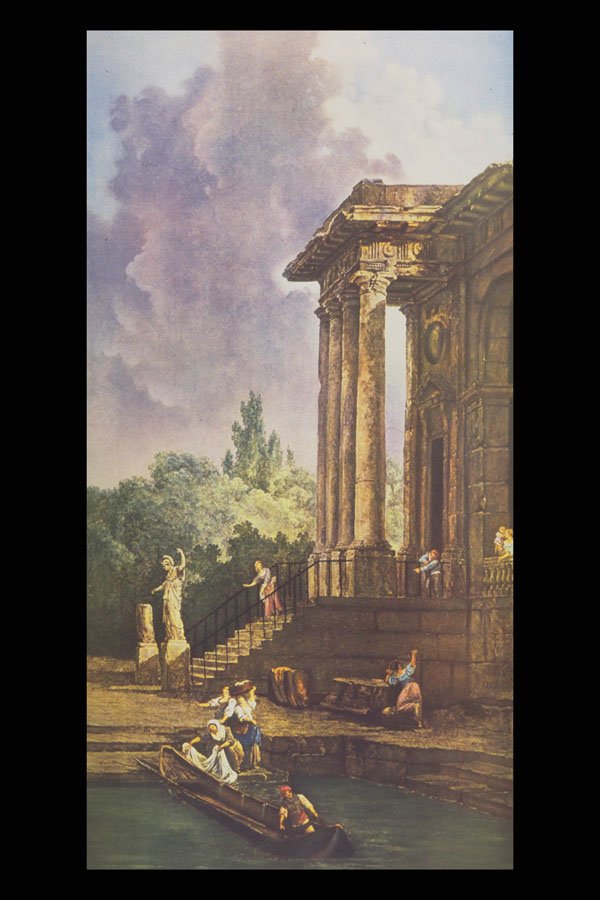 401082 The Portico , Hubert Robert A4 Photo Print