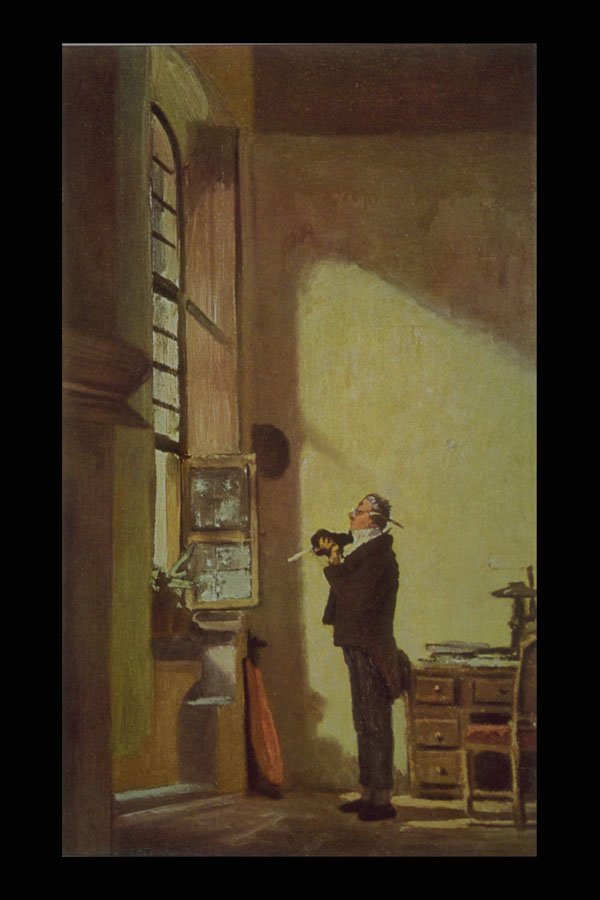 401084 Der Schreiber , Carl Spitzweg A4 Photo Print