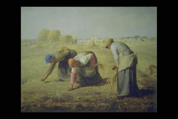 401089 Les Glaneuses , Jean Francois Millet A4 Photo Print