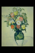 401090 Fleurs Dans Un Vase Vert , Paul Cezanne A4 Photo Print