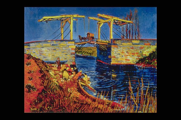 401091 The Bridge , Vincent Van Gogh A4 Photo Print