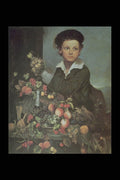 401095 Boy With Still Life , Severin Roesen A4 Photo Print