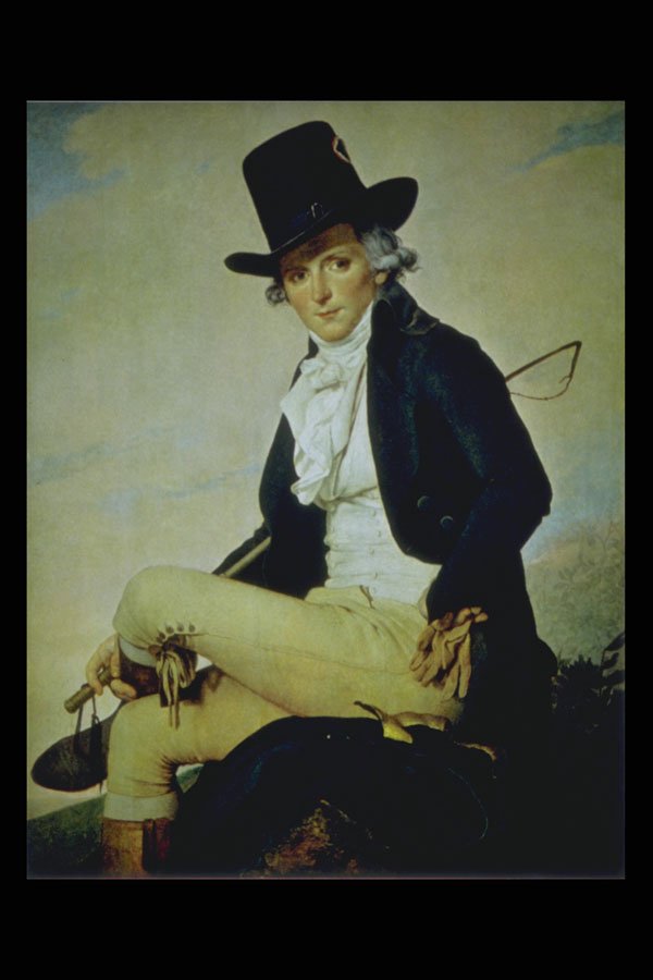 401096 Monsieur Seriziat , Jacques Louis David A4 Photo Print