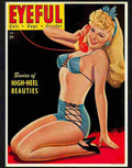 402 eyeful girl on phone glamour cover Advert A4 Photo Print