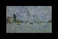 402003 Boats And Regatta At Argenteuil , Claude Monet A4 Photo Print