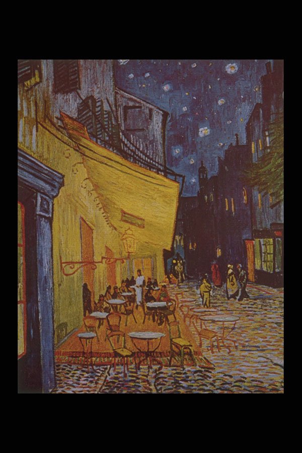 402006 Outdoor Cafe , Vincent Van Gogh A4 Photo Print