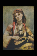 402012 The Gypsy , Corot G. Batta A4 Photo Print