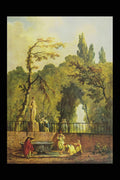 402021 The Roman Garden , Hubert Robert A4 Photo Print