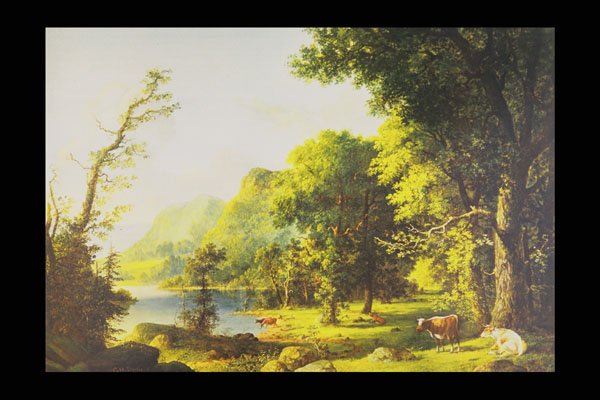 402026 Summer On The Housatonic , George H. Durrie A4 Photo Print