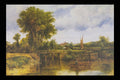 402028 The Lock At Dedham , Frederick William Watts A4 Photo Print