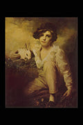 402033 Boy With Rabbit , Sir Henry Raeburn A4 Photo Print