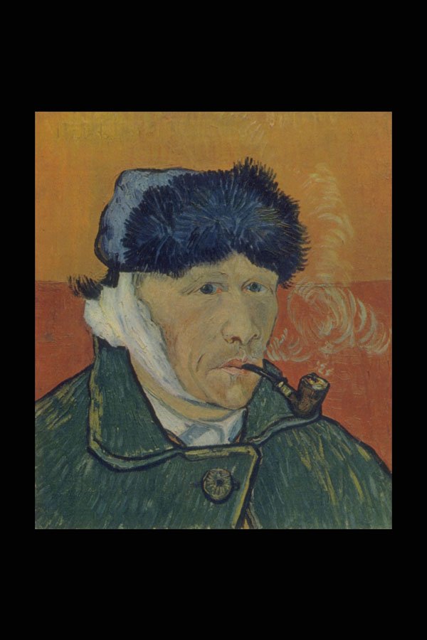 402035 The Man With His Ear Cut Off , Vincent Van Gogh A4 Photo Print