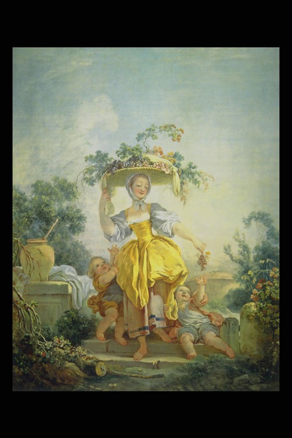 402043 La Vendangeuse , Jean Honore Fragonard A4 Photo Print