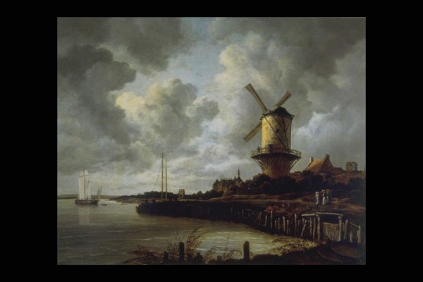 402046 Wijk Mill Near Duurstede , Jacob Van Ruysdael A4 Photo Print