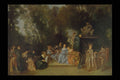 402049 Garden Party , Jean Antoine Watteau A4 Photo Print