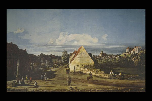 402051 View Of Pirna , Bernardo Bellotto A4 Photo Print