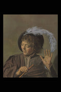 402052 Boy With Flute , Franz Hals A4 Photo Print