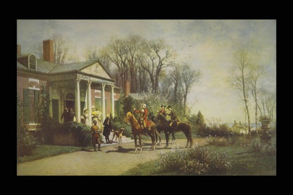 402054 The Departing Guests , Wordsworth Thompson A4 Photo Print