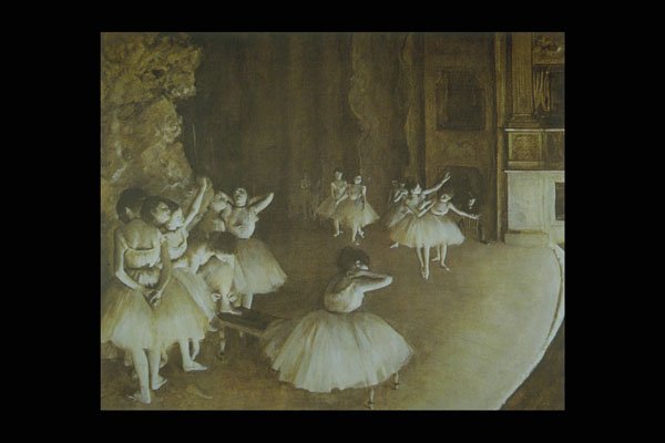 402055 Ensayo De Un Ballet Sobre El Enscenario , Edgar Degas A4 Photo Print
