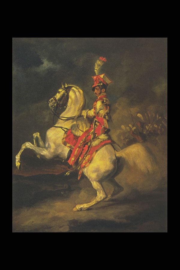 402070 Polish Trumpeter , Theodore Gericault A4 Photo Print