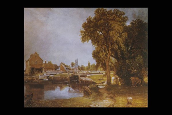 402077 Dedham Mill , John Constable A4 Photo Print