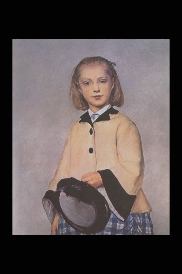 402078 Daughter Louise , Albert Anker A4 Photo Print