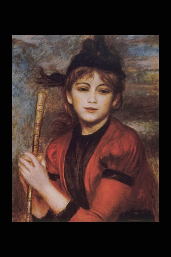 402082 The Excursionist , Auguste Renoir A4 Photo Print