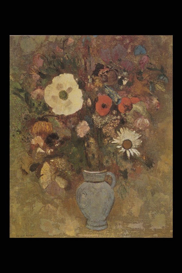 402090 Flowers In A Vase , Odilon Redon A4 Photo Print