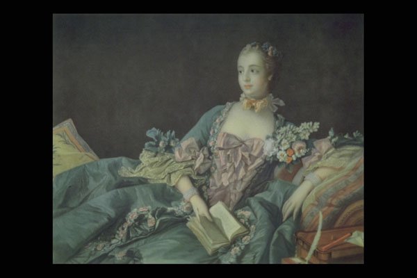 402098 Madame De Pompadour , Francois Boucher A4 Photo Print