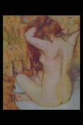 402099 Nude Combing Her Hair , Edgar Degas A4 Photo Print