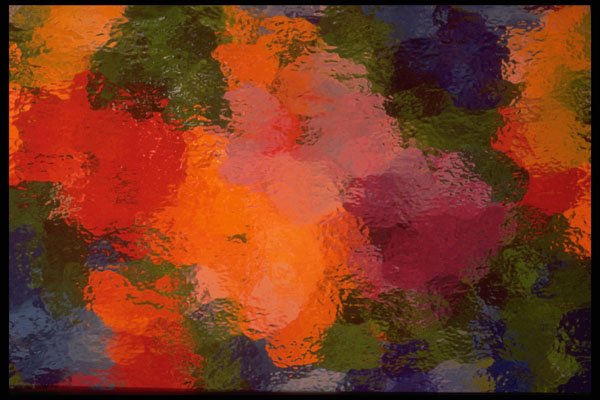 403026 Muted Flower Pattern A4 Photo Print