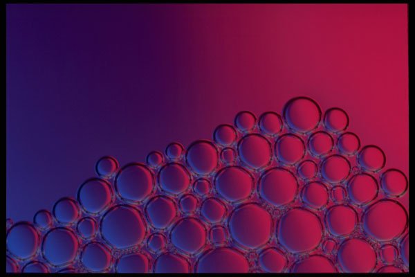 403050 Bubbles A4 Photo Print