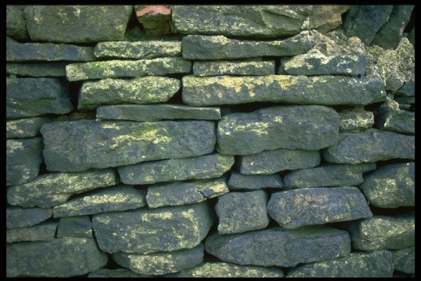 404069 Dry Stone Wall A4 Photo Print
