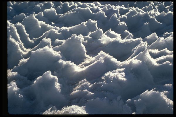 404070 Snow, Melted By The Sun A4 Photo Print
