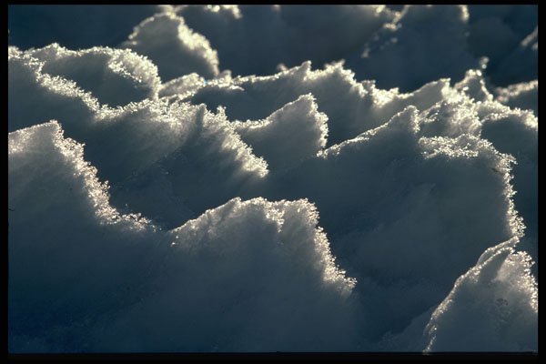 404072 Snow, Melted By The Sun A4 Photo Print