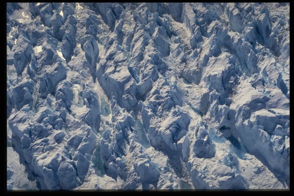 404073 Heavily Crevassed Glacier A4 Photo Print