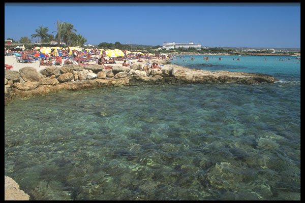 405004 Protoras Beach, Cyprus A4 Photo Print