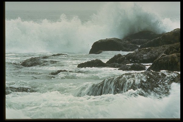 405007 Waves Of The Atlantic, Nova Scotia A4 Photo Print