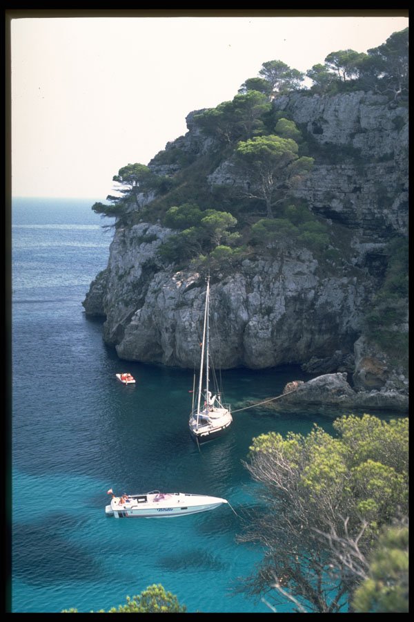405029 Marcella Bay, Menorca A4 Photo Print