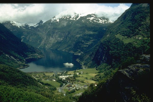 405070 Geiranger Fjord, Norway A4 Photo Print