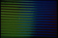 406025 Blue green Strips A4 Photo Print