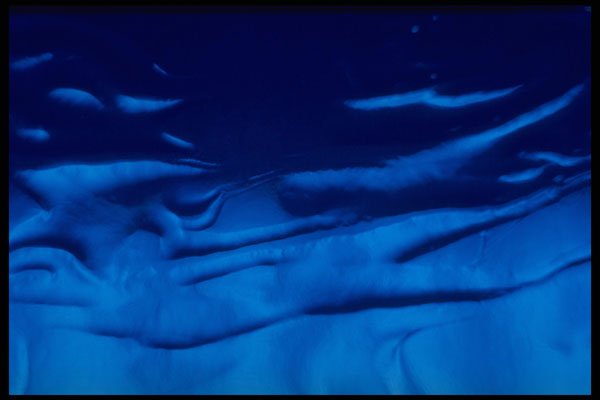 406060 Blue Waves A4 Photo Print