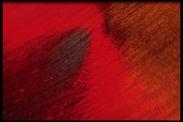 406081 Red Gleam A4 Photo Print
