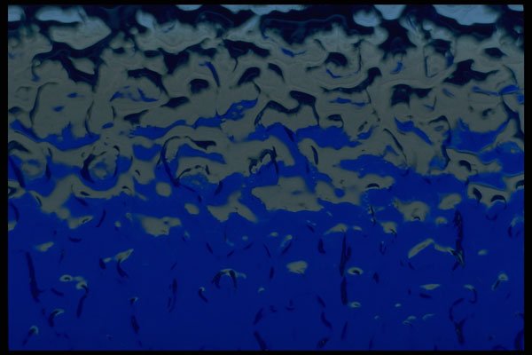 406088 Blue gray Ripples A4 Photo Print