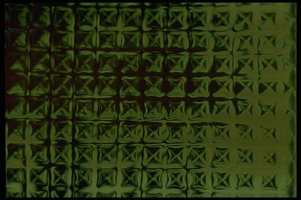 406091 Green Grid A4 Photo Print