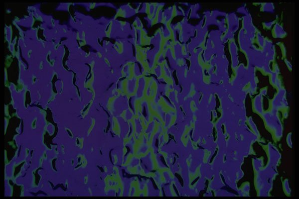 406093 Purple Green Ripples A4 Photo Print