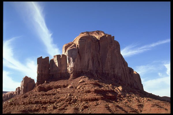 407022 Navajo Skyline A4 Photo Print