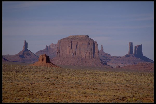 407063 Valley Panorama A4 Photo Print