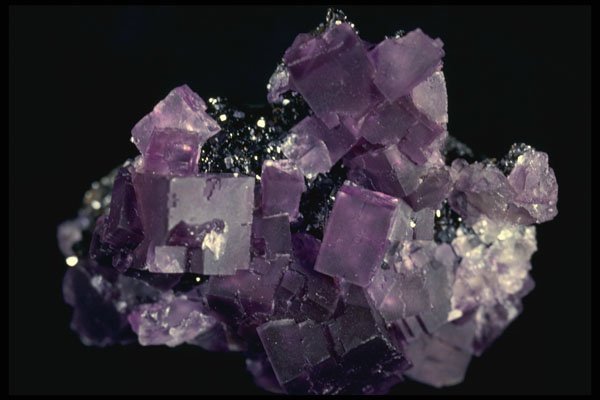 409006 Fluorite Crystals, Illinois, U.S.A. A4 Photo Print